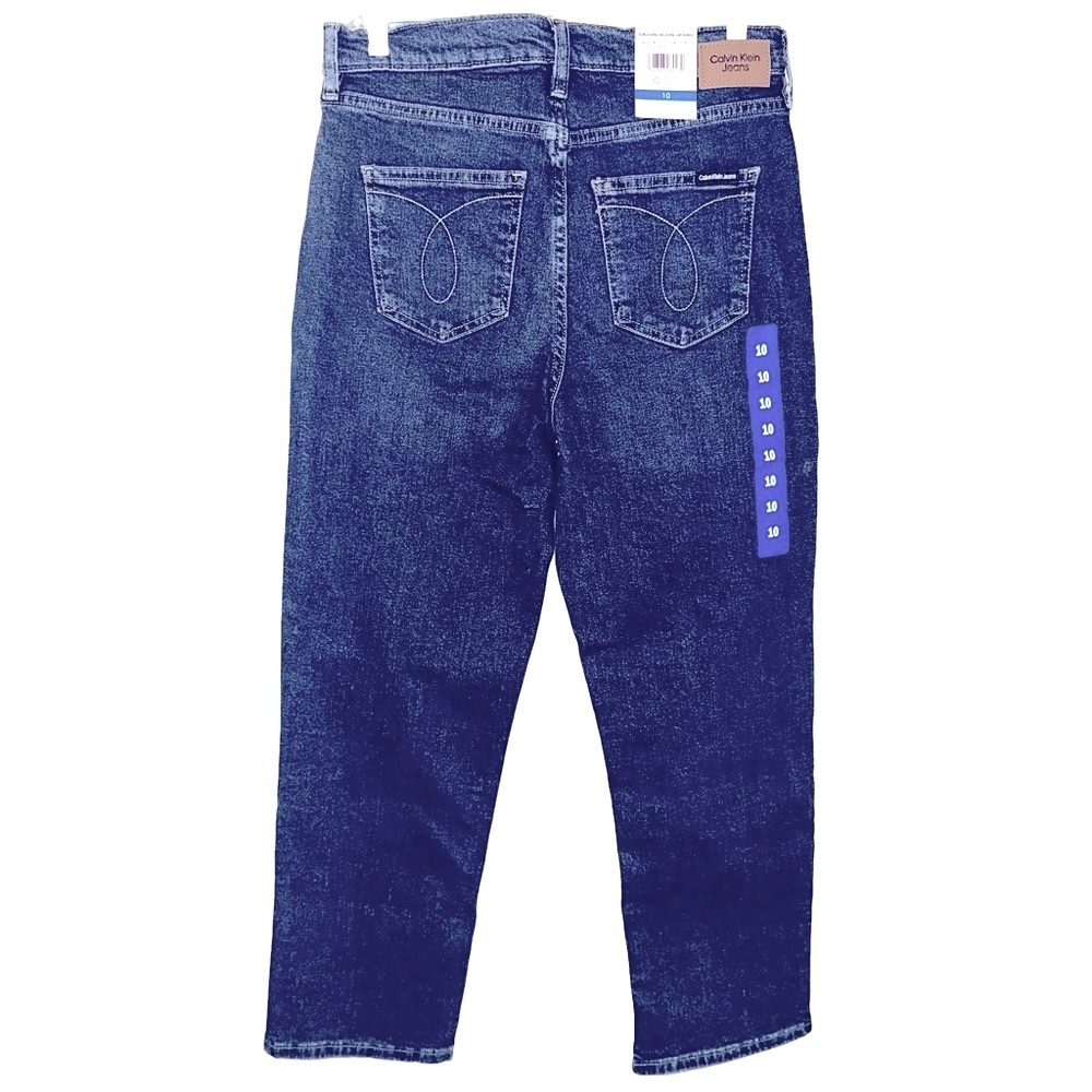 Calvin Klein Women’s High Rise Straight Leg Jeans - Picture 6 of 8